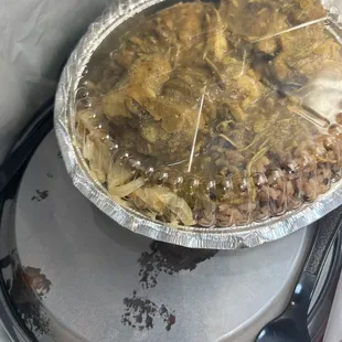 Oxtail Dinner &amp; Curry Chicken Lunch special