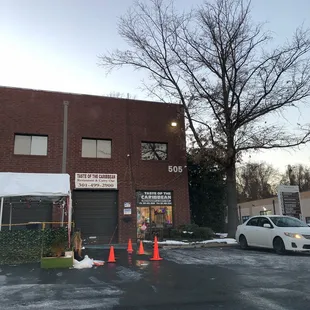 The front of the restaurant