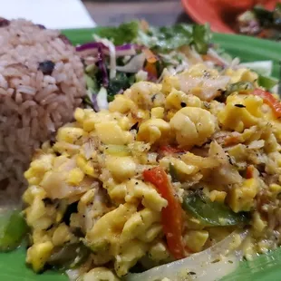 Ackee w saltfish