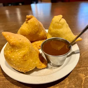 Vegetable Samosas $6.95