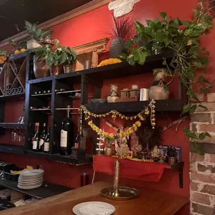 View of the bar / front desk