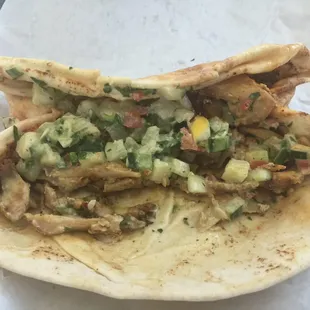 Chicken Shawarma sandwich