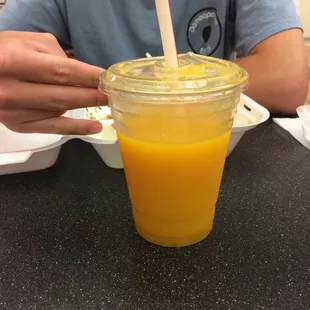 Shocked by the taste of this Orange mango smoothie!!!