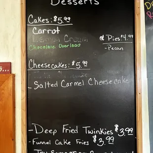 Todays special dessert