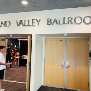 Inside the Grand valley ballroom