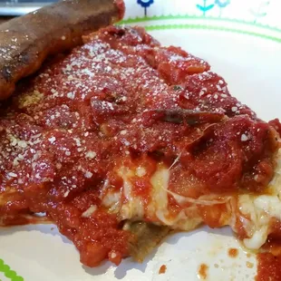 Gyro Deep Dish Pizza