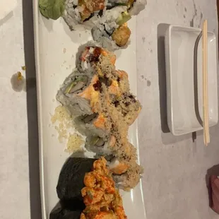 food, sushi, sushi and sashimi, sashimi