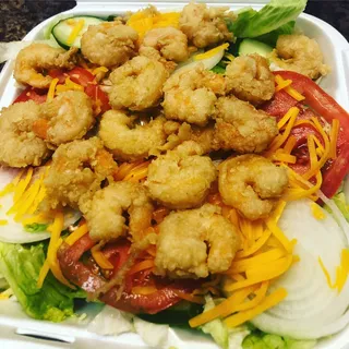 Fried Shrimp Salad