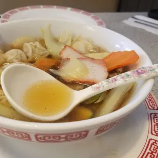 won ton  soup, best i have ever had! love the added veggies!