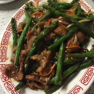 Yummy beef and green bean