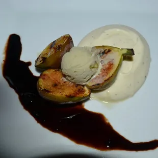 a plate of food on a table