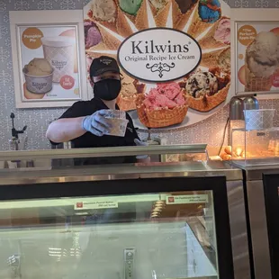 Kilwins outstanding selection of homemade ice cream. It was phenomenal!