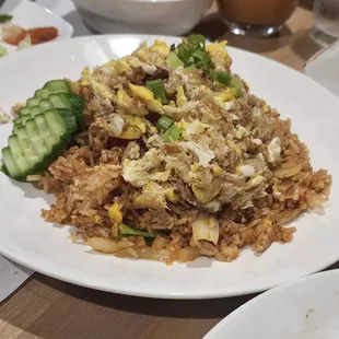 Crab Fried Rice with REAL CRABMEAT BOMB AF!!!!