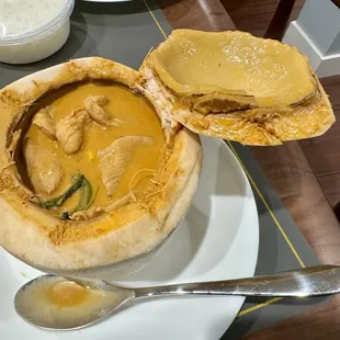 Coconut Corn Curry Chicken