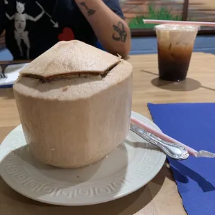Fresh Coconut Juice - The coconut itself was also delicious