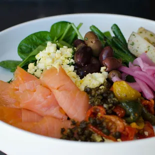 Nicoise Salad with Smoked Salmon