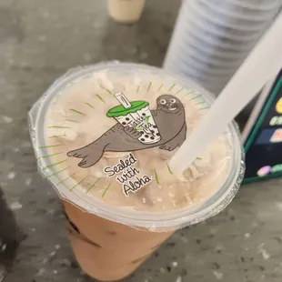 Almond milk tea - delicious