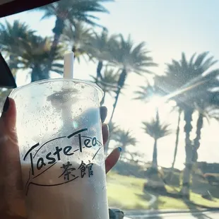 Coconut milk blended