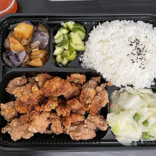 Fried Spicy Chicken (Popcorn Chicken) Meal