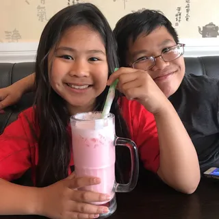 Strawberry Pudding Milk Drink