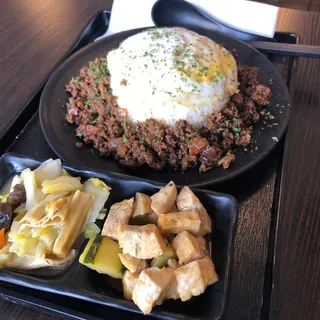 Minced Beef Pan Egg Meal