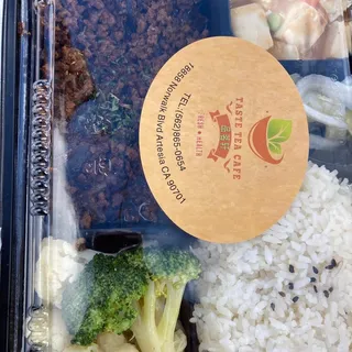 Mushroom Ground Pork Rice Meal