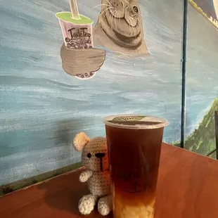 BunBun having tea time with a friend...