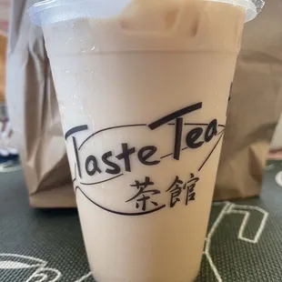 Almond joy milk tea