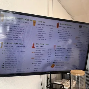 Menu as of 10/24/24