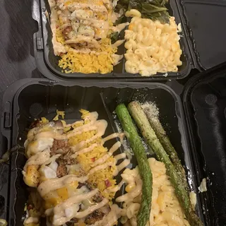 Stuffed Salmon Platter