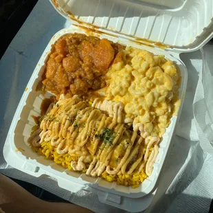 Grilled Stuffed Salmon with Mac and Cheeses and sweetYams!!