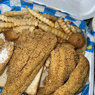 Catfish Fillet Dinner