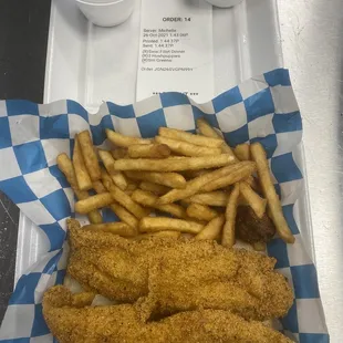 Catfish Fillet Dinner