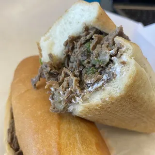 Pepper Steak Philly Sandwich
