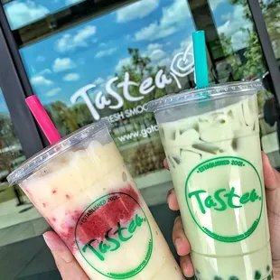 Try our Ooh La La or Matcha Milk Tea today!