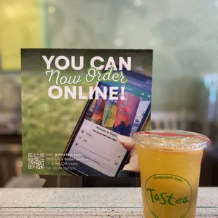 Order now through the Tastea App for Pick-Up or Delivery