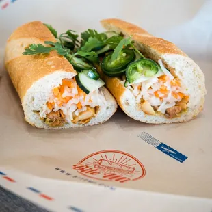 Grilled Chicken Banh Mi