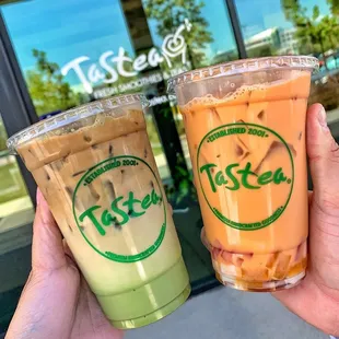 Nothing like Matcha Coffee or Thai Milk Tea to jumpstart your day!
