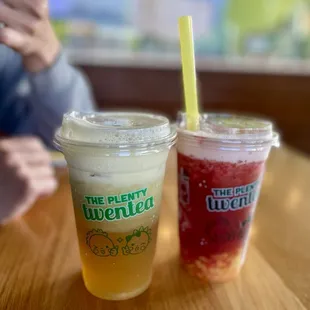 Peach Me Sweetea, 10/10. Sea Foam Jasmine Iced Tea, 5/10