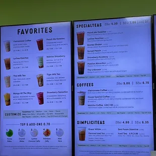 current menu 10/12/23 pt.1