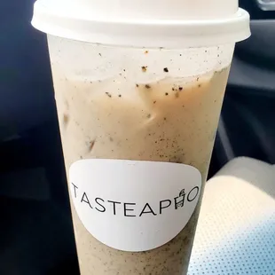 Very good sesame milk tea!