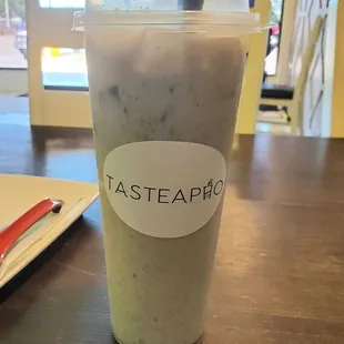 Black Sesame Milk Tea