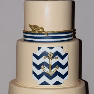 a three tiered cake