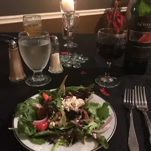 2nd Course Salad and Ceasar Salad also. Delicious.