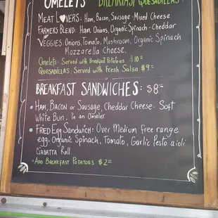 Breakfast/Brunch Menu