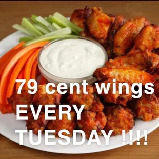 Every Tuesday minimum of 10. My favorite it the Tastebuds Hennessy sauce and the Cajun dry rub.