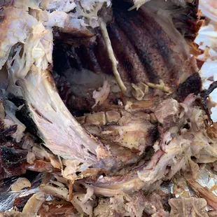 Meat is so dry, you needed a drink with every bite.