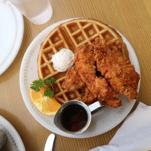 chicken and waffle