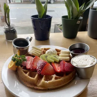 Fresh Fruit Waffle