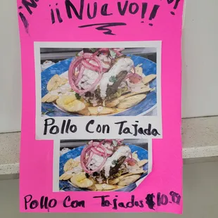 Food sign